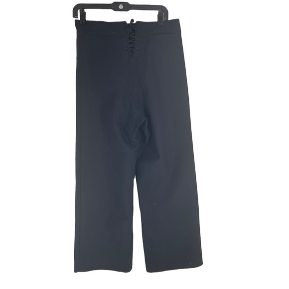 DSCP Military Quarterdeck Collection Womens Sailor Wide Leg Pant Size 31R Black - Picture 3 of 6